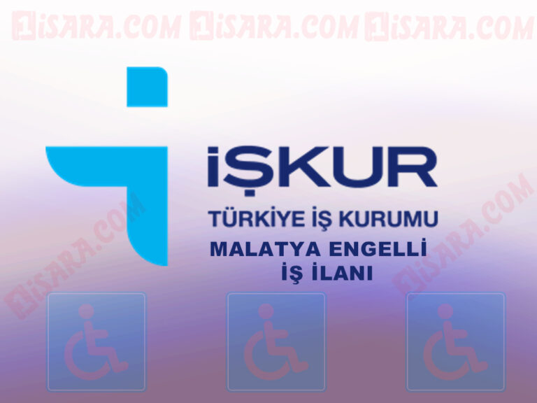 MALATYA ÇINAR EĞİTİM KURUMLARI ENGELLİ İŞ İLANI - 1 İŞ ARA