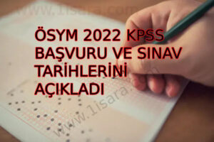 ÖSYM KPSS başvuru tarihlerini açıkladı.KPSS Lisans-Önlisans-Ortaöğretim başvuruları ne zaman alınacak,Sınav Ne Zaman Yapılacak ?