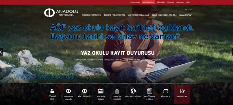 AÖF yaz okulu kayıt tarihleri açıklandı. Başvuru tarihi ve sınav ne zaman?