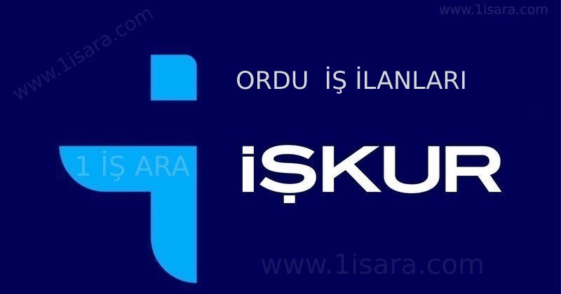 ORDU İŞ İLANLARI
