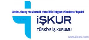 Kadın, Genç ve Mesleki Yeterlilik Belgesi Olanların Teşviki