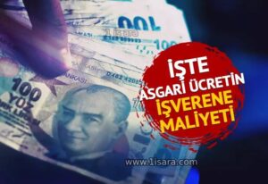 2024 YILI ASGARİ ÜCRET NE KADAR,İŞVERENE MALİYETİ NE KADAR?