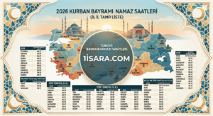 2026 Kurban Bayramı Namaz Saatleri (81 İl Tam Liste)